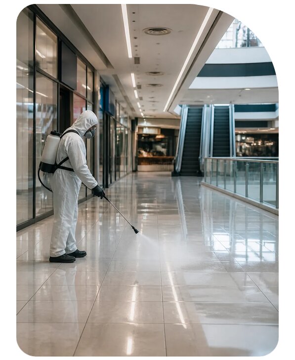 Дезинфекция торгового центра в Видном по цене от 15525 р. | Сенат-Вдн